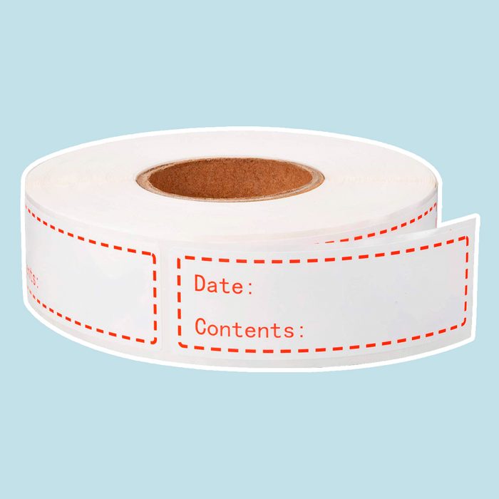 500 Pieces Food Freezer Labels 1 x 3 inches Self-Adhesive Removable Storage Refrigerator Food Date Labels