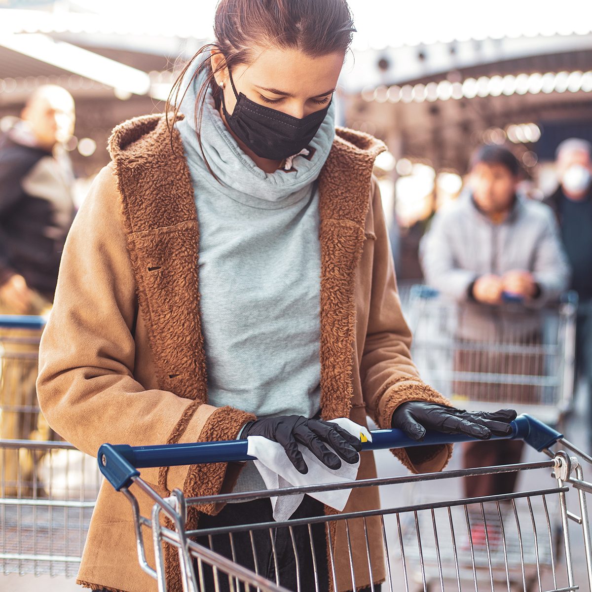 Disinfecting groceries during COVID-19