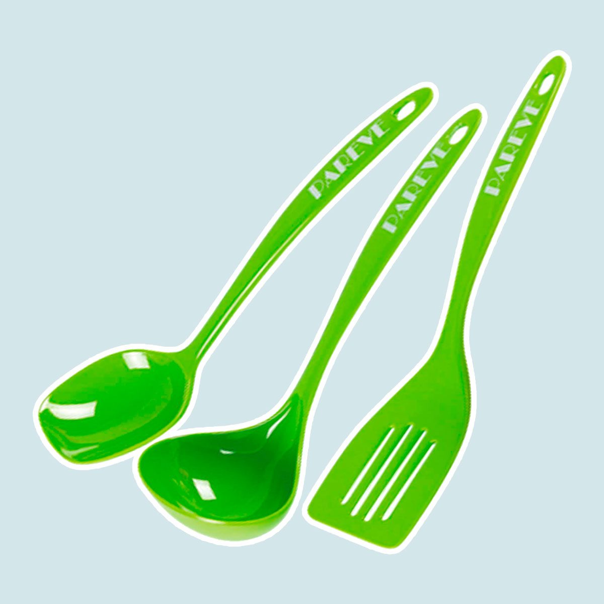 Parve Green Kitchen Utensil Set