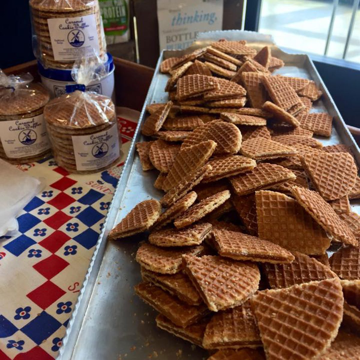 Caramel Cookie Waffles