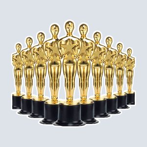 Gold Award Trophies Party Favors