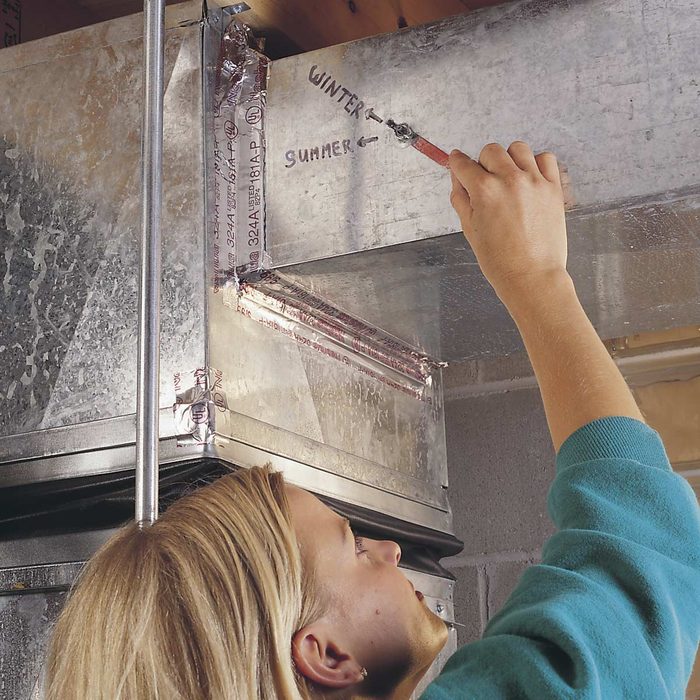 damper warm up a cold room