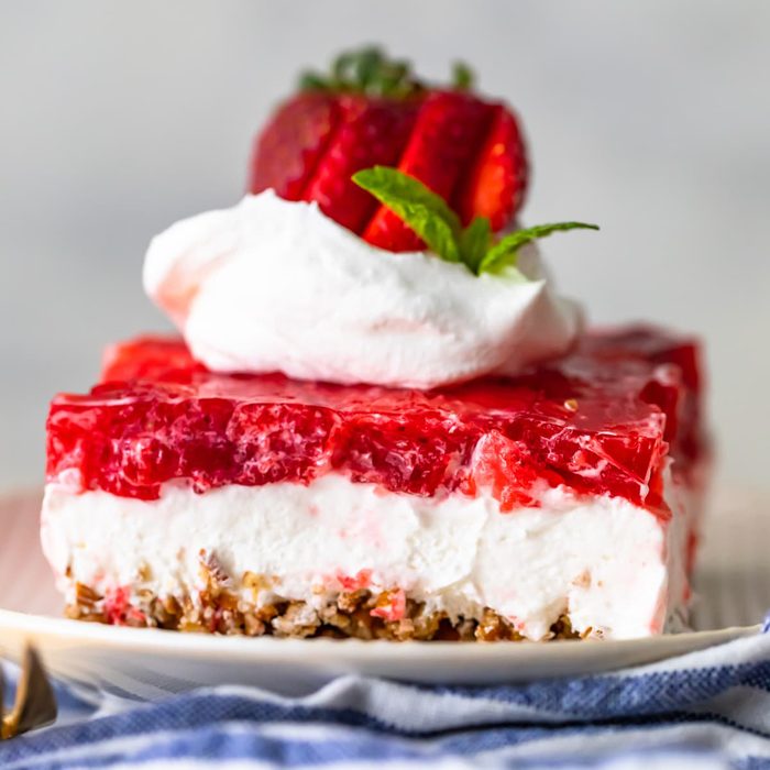 Sugar-Free Strawberry Pretzel Salad