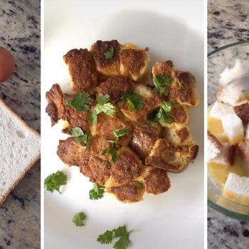 TikTok Crunchy bread with egg recipe