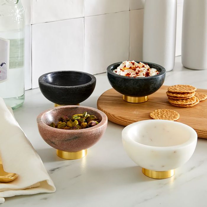 Marble Brass Dip Bowls