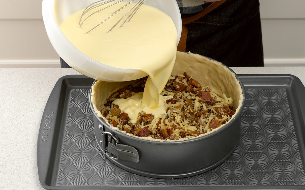 Whisk the eggs how to make quiche lorraine