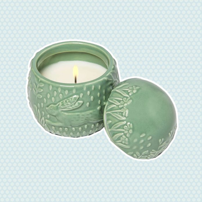 vintage easter decorations Ceramic Easter Egg Figural Candle