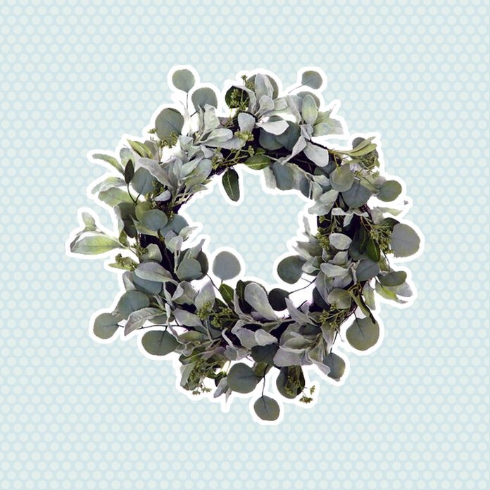 Lambs Ear Wreath vintage easter decorations