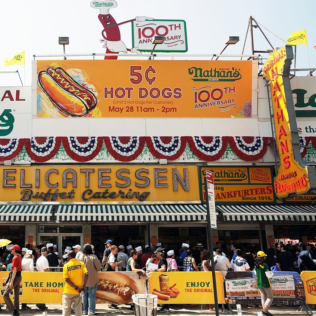 NEW YORK, NY - MAY 28: Atmosphere at the Nathan