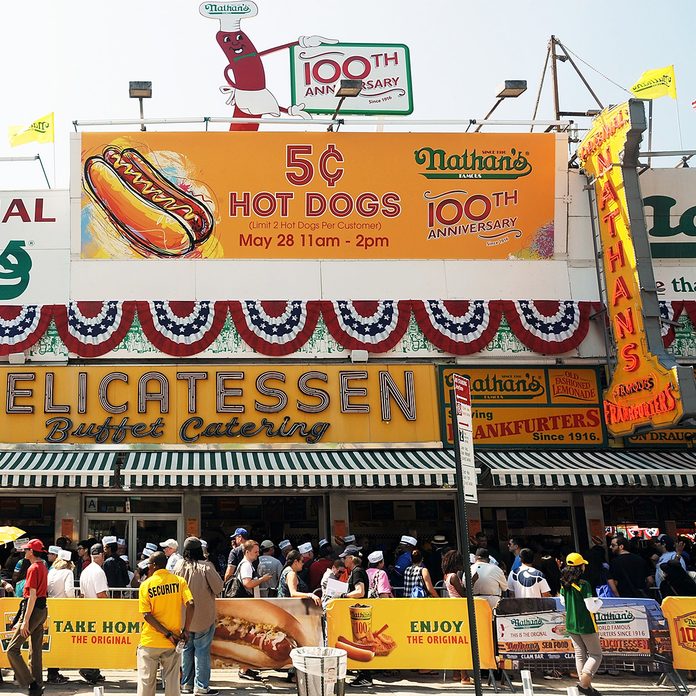 NEW YORK, NY - MAY 28: Atmosphere at the Nathan