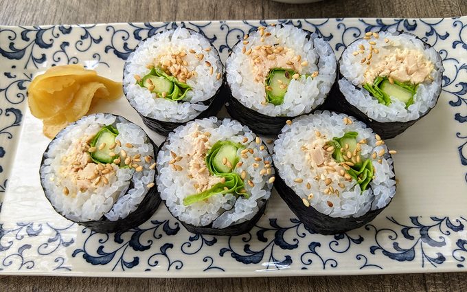 Canned tuna sushi recipe