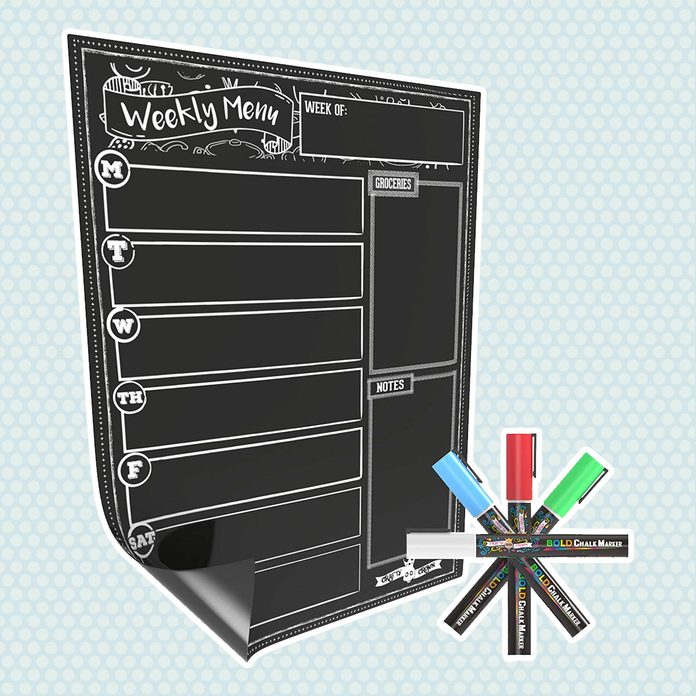 Magnetic Dry Erase Menu Board