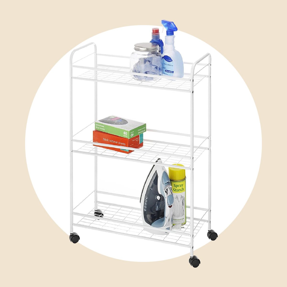 Whitmor Laundry Storage Cart
