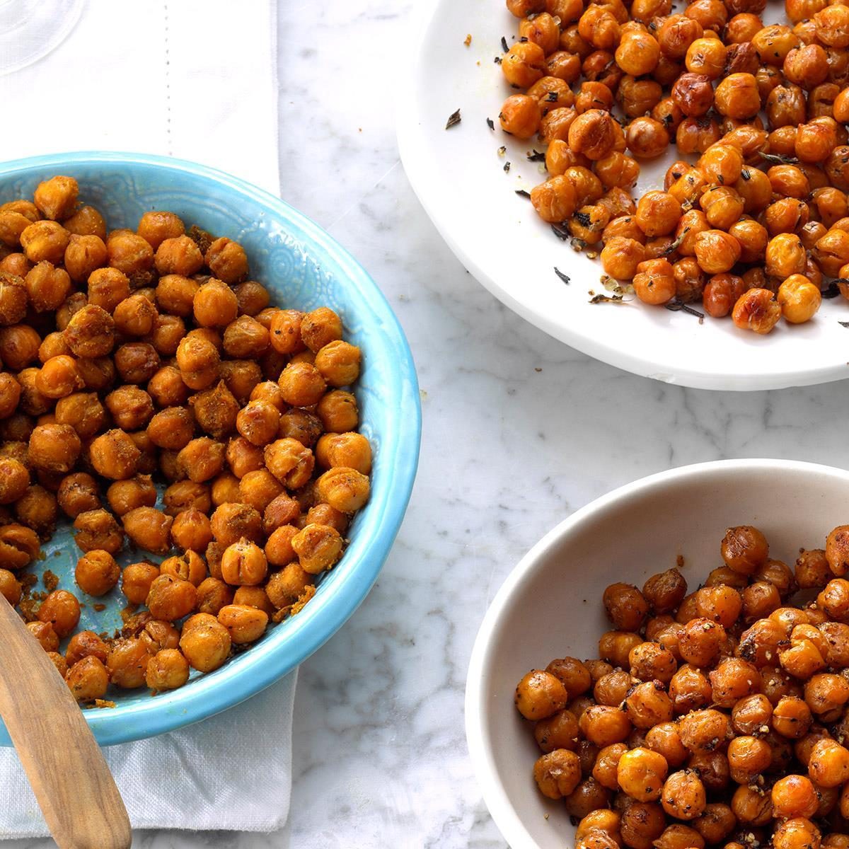 Chili Lime Roasted Chickpeas