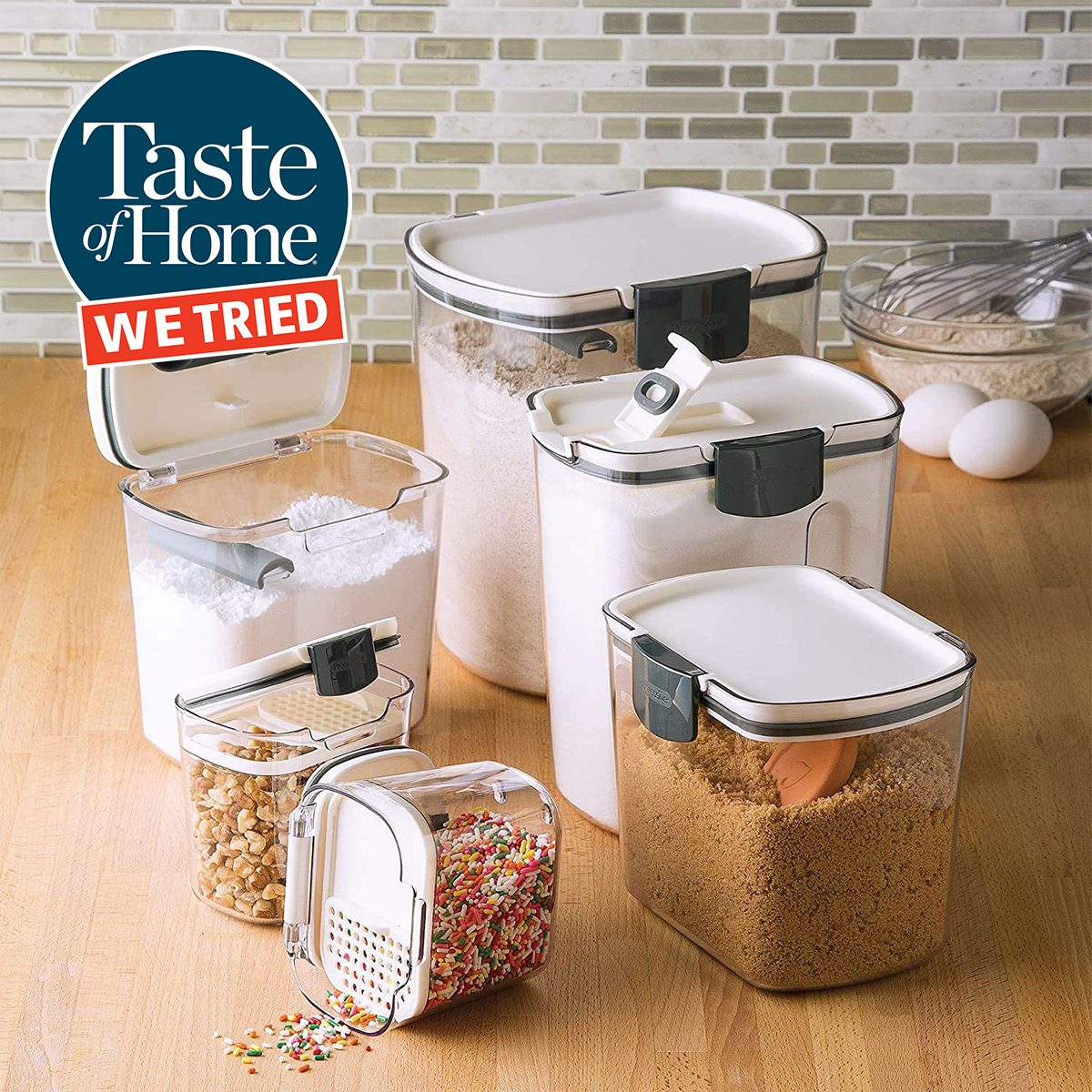 Baking Supplies Storage Containers