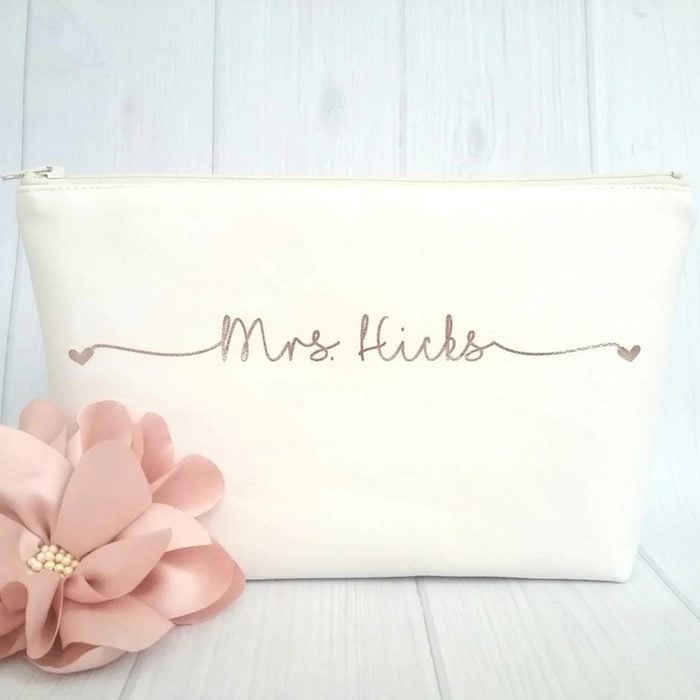 Personalized Makeup Bag
