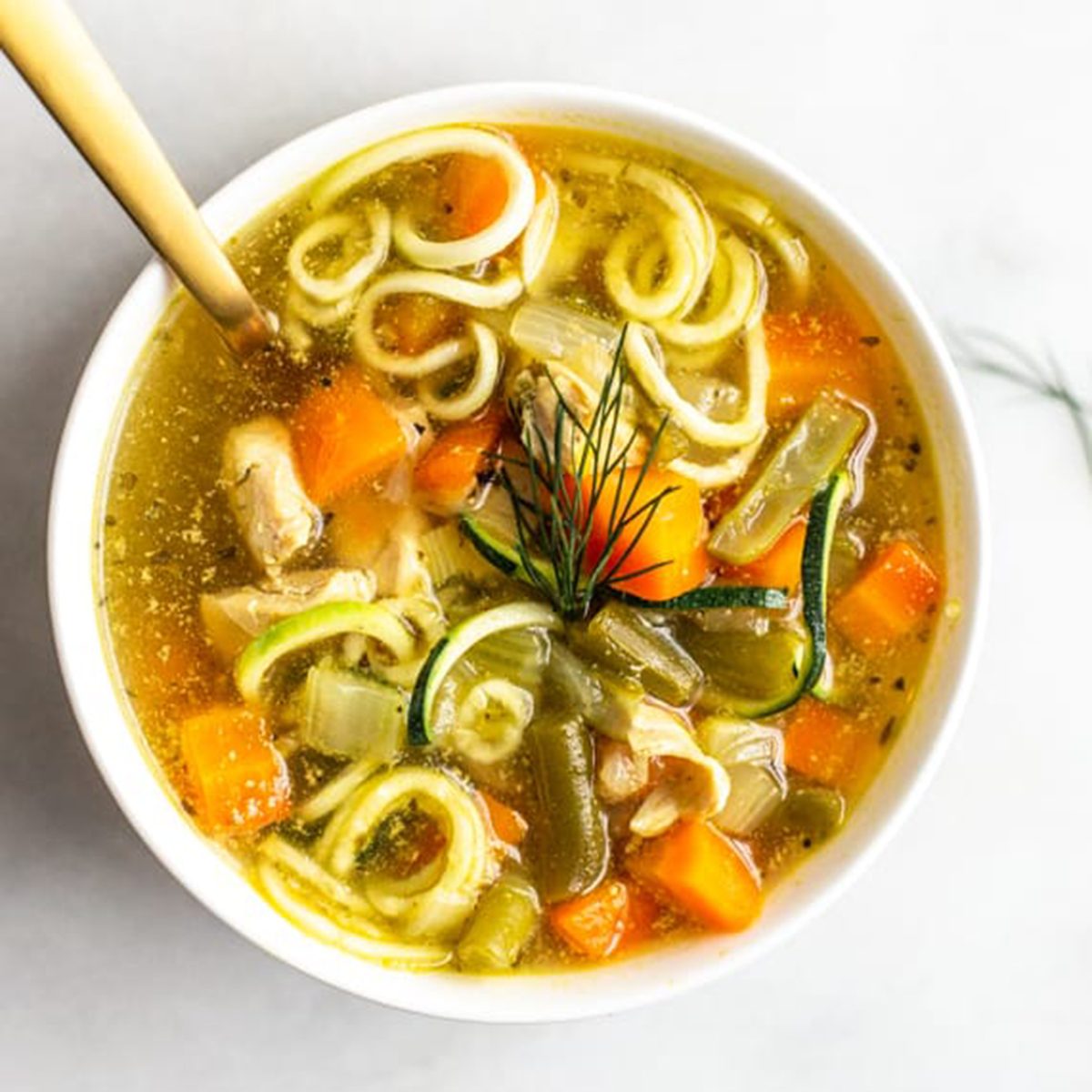 zoodle recipes Instant Pot Chicken Zoodle Soup