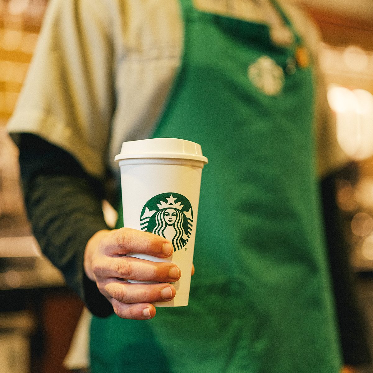 Starbucks Sustainability Commitment Reusable Cups