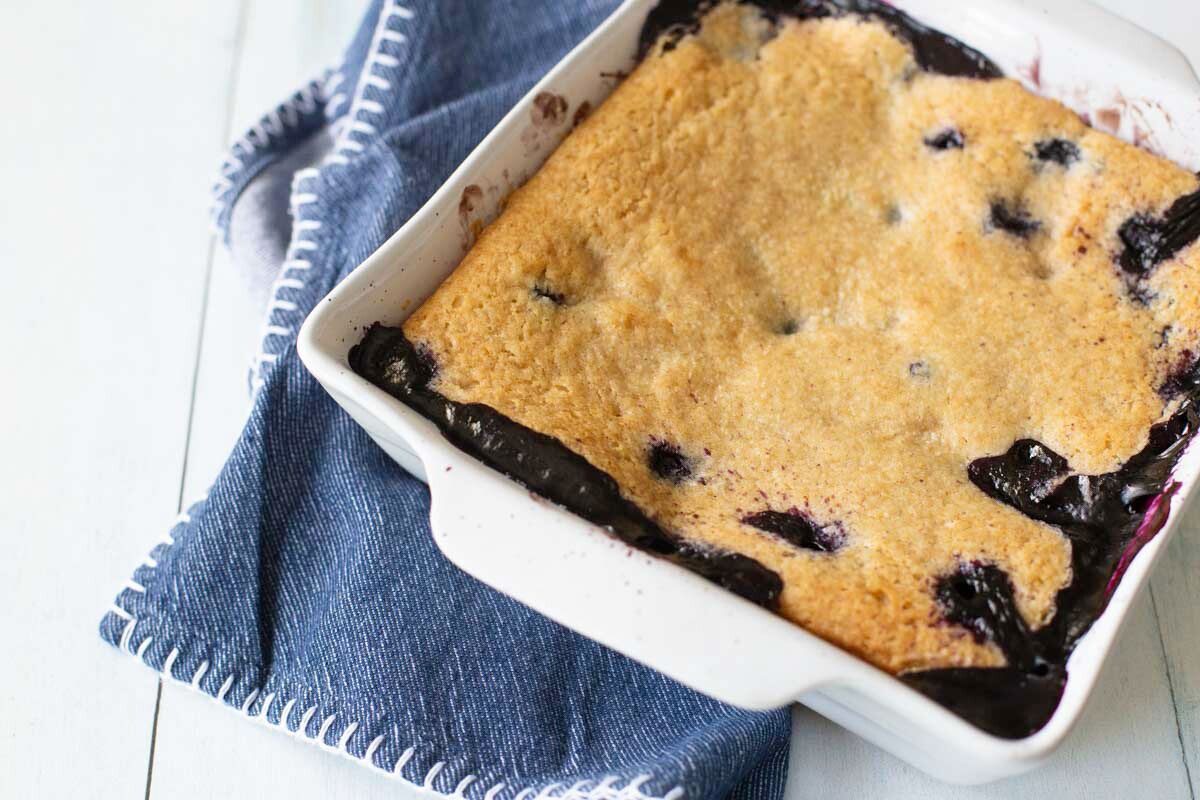 Blueberry sonker dessert