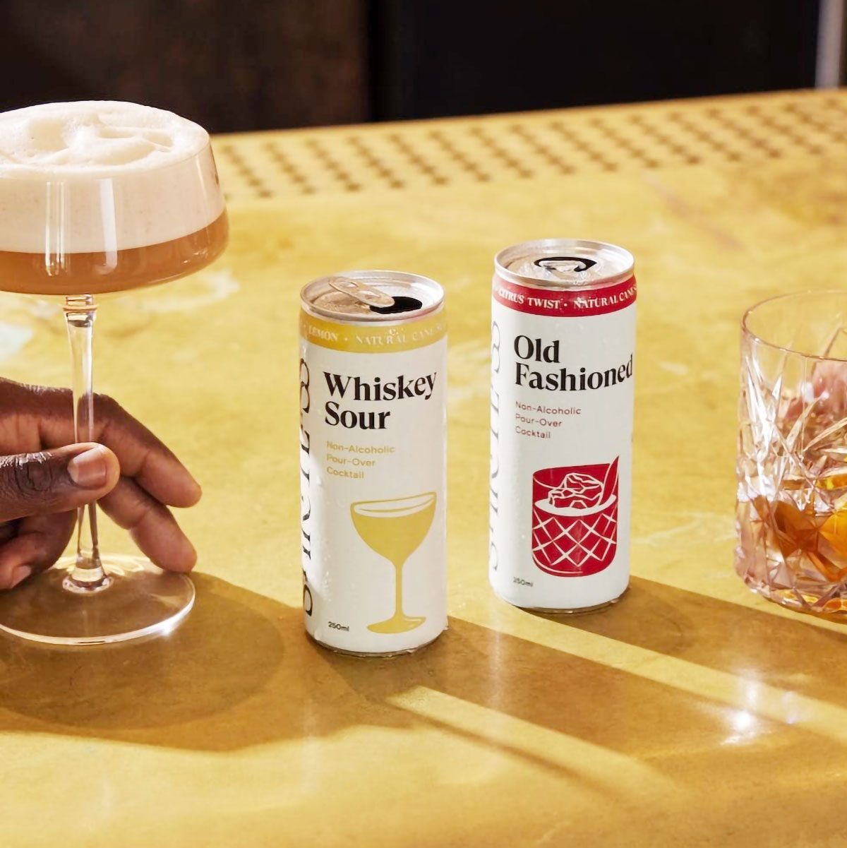 Spiritless Non Alcoholic Whiskey Sour