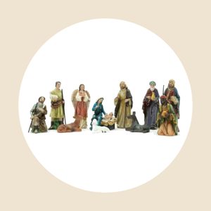 5 In H Nativity And 3 Wise Men Garden Statue 11 Piece Set