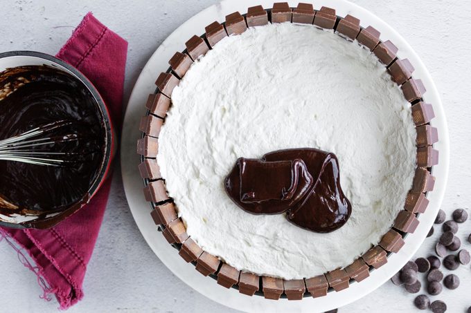 Kit kat Cheesecake chocolate ganache