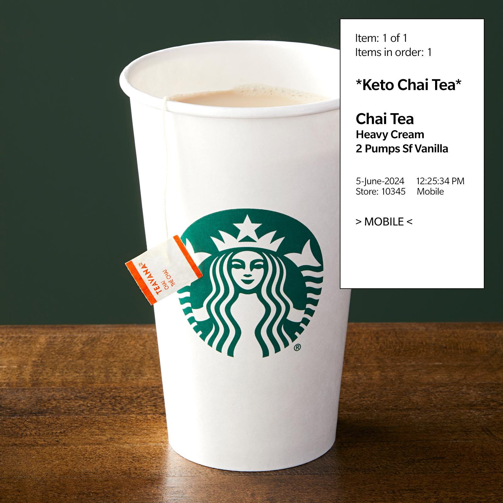 Keto Starbucks Drinks 14 Keto Chai Tea