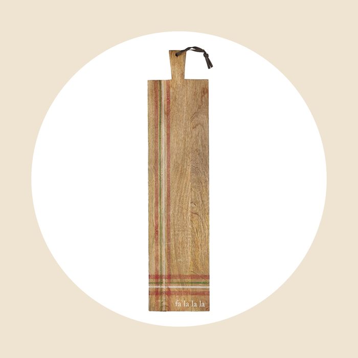 Stripe Christmas Cutting Board