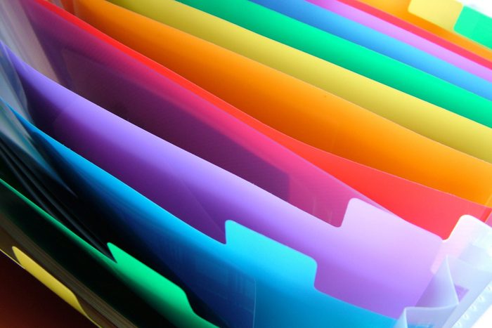 Colorful organizer macro