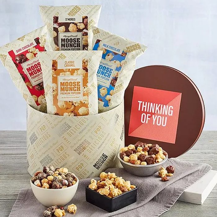 Moose Munch Premium Popcorn Thinking Of You Tin