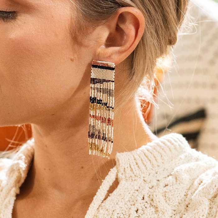 Ink And Alloy Beaded Earrings Via Inkalloy.com Ecomm