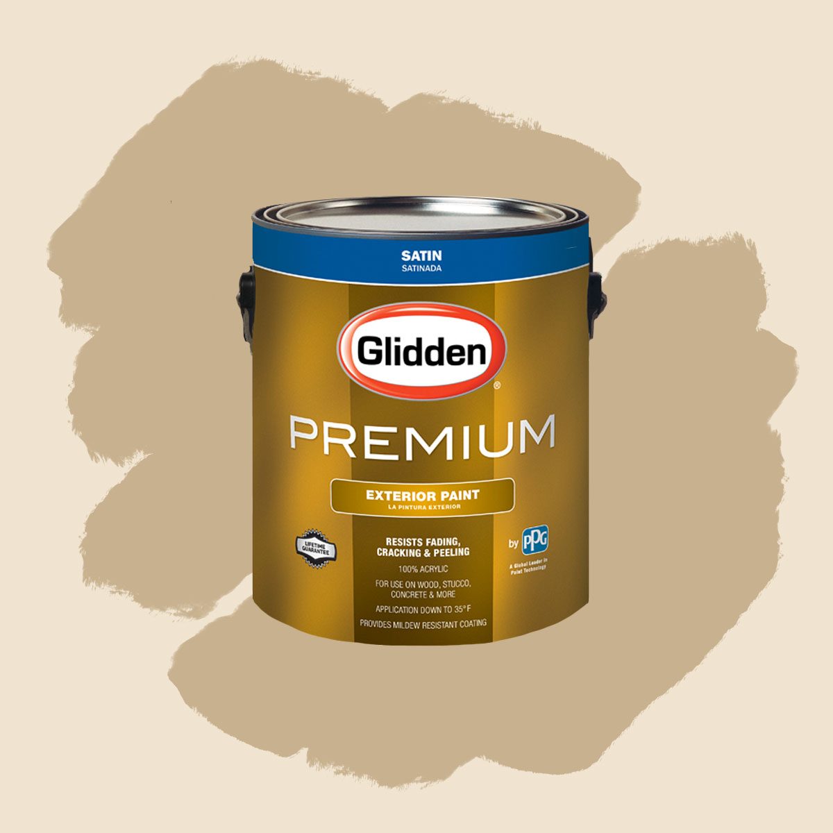 Best Beige Satin Exterior Latex Paint