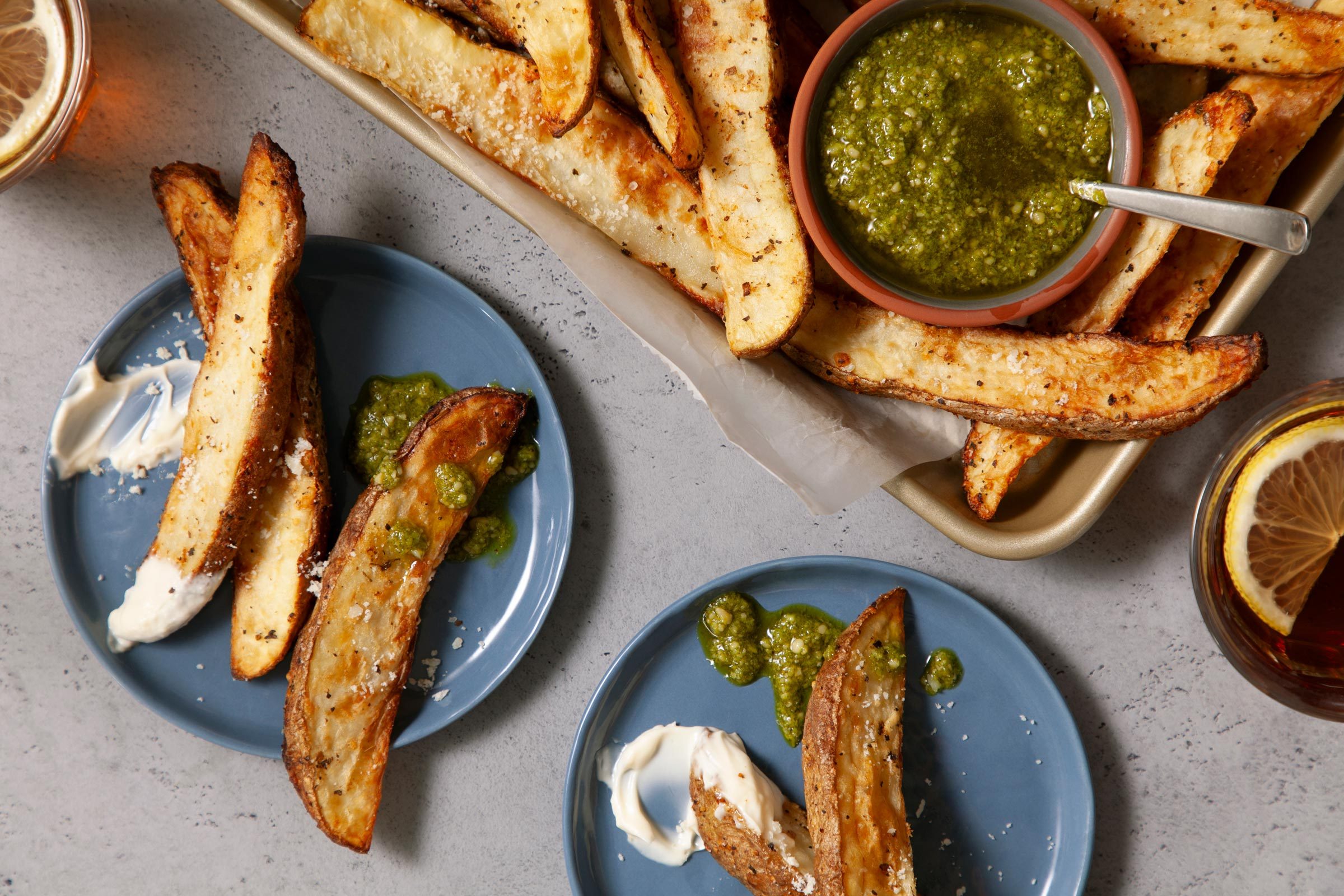 air fryer potato wedges