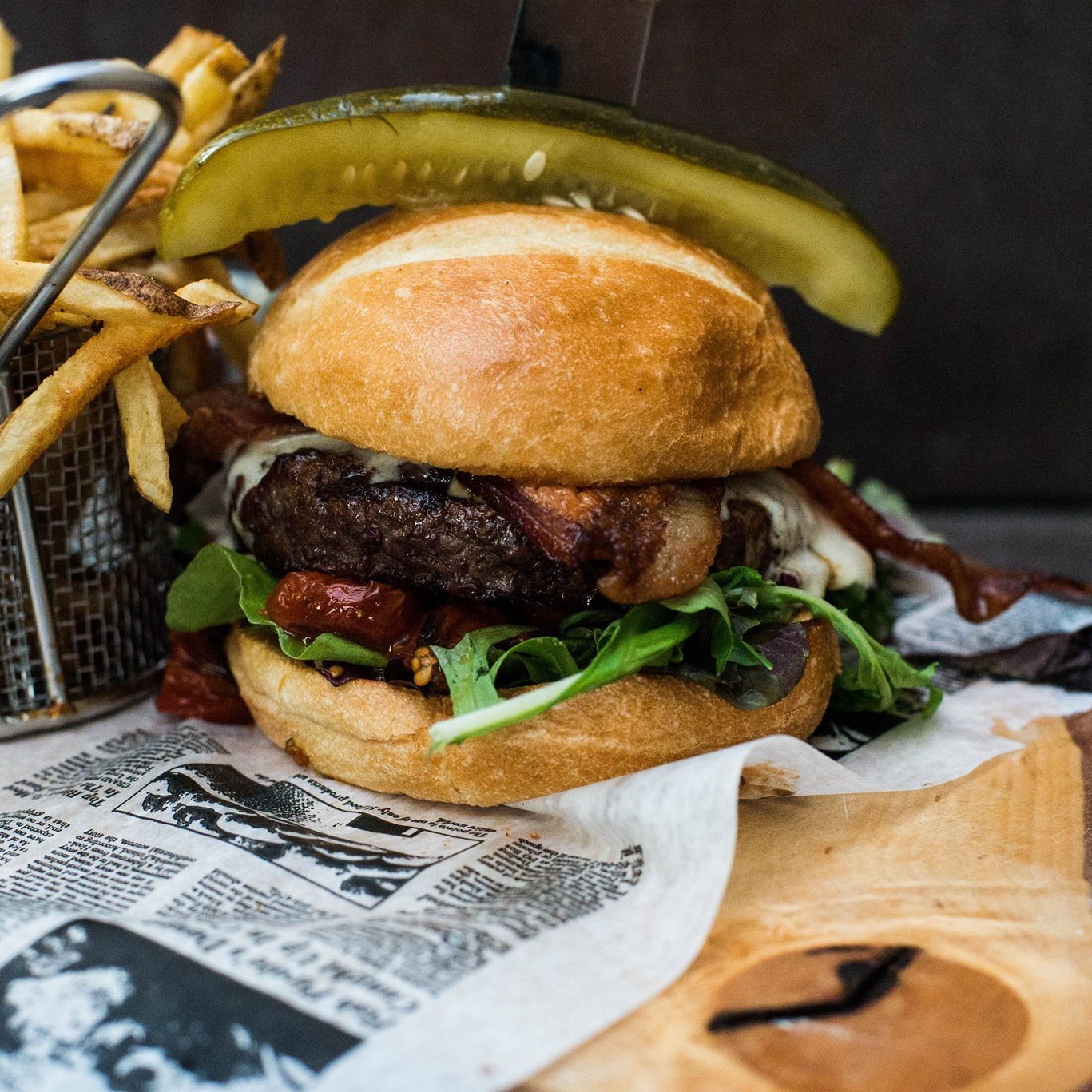 Cowfish Cheeseburger