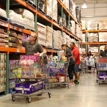 Hundreds Gather As Costco Opens In Perth As Concerns Over Coronavirus Grow