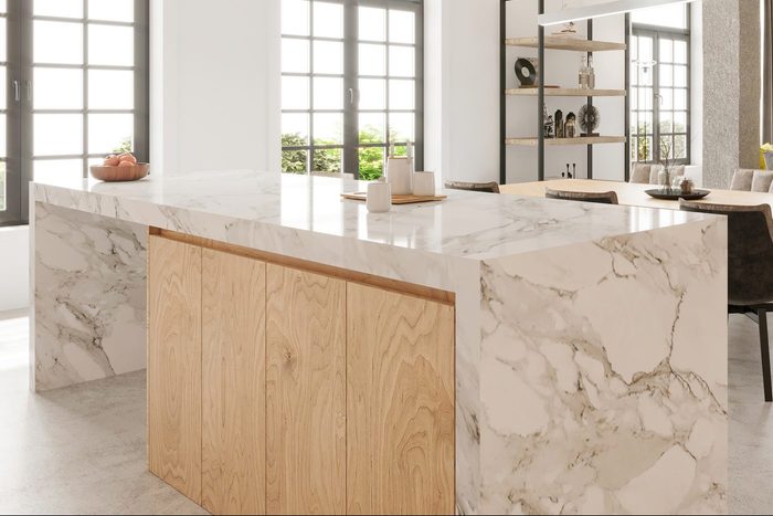 waterfall edge counter tops