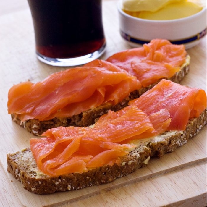 Irish smoked salmon