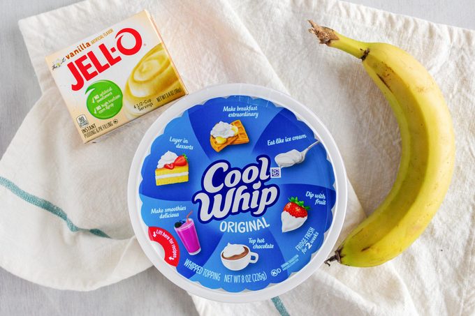 Jello Frozen Pudding Dessert from 1968 ingredients