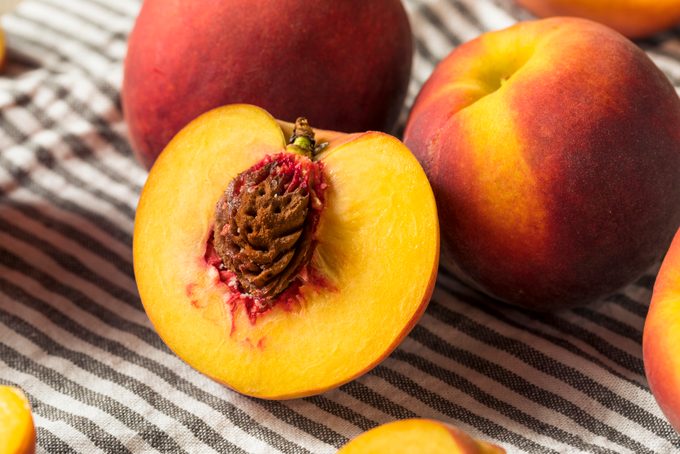 Raw Organic Yellow Peaches