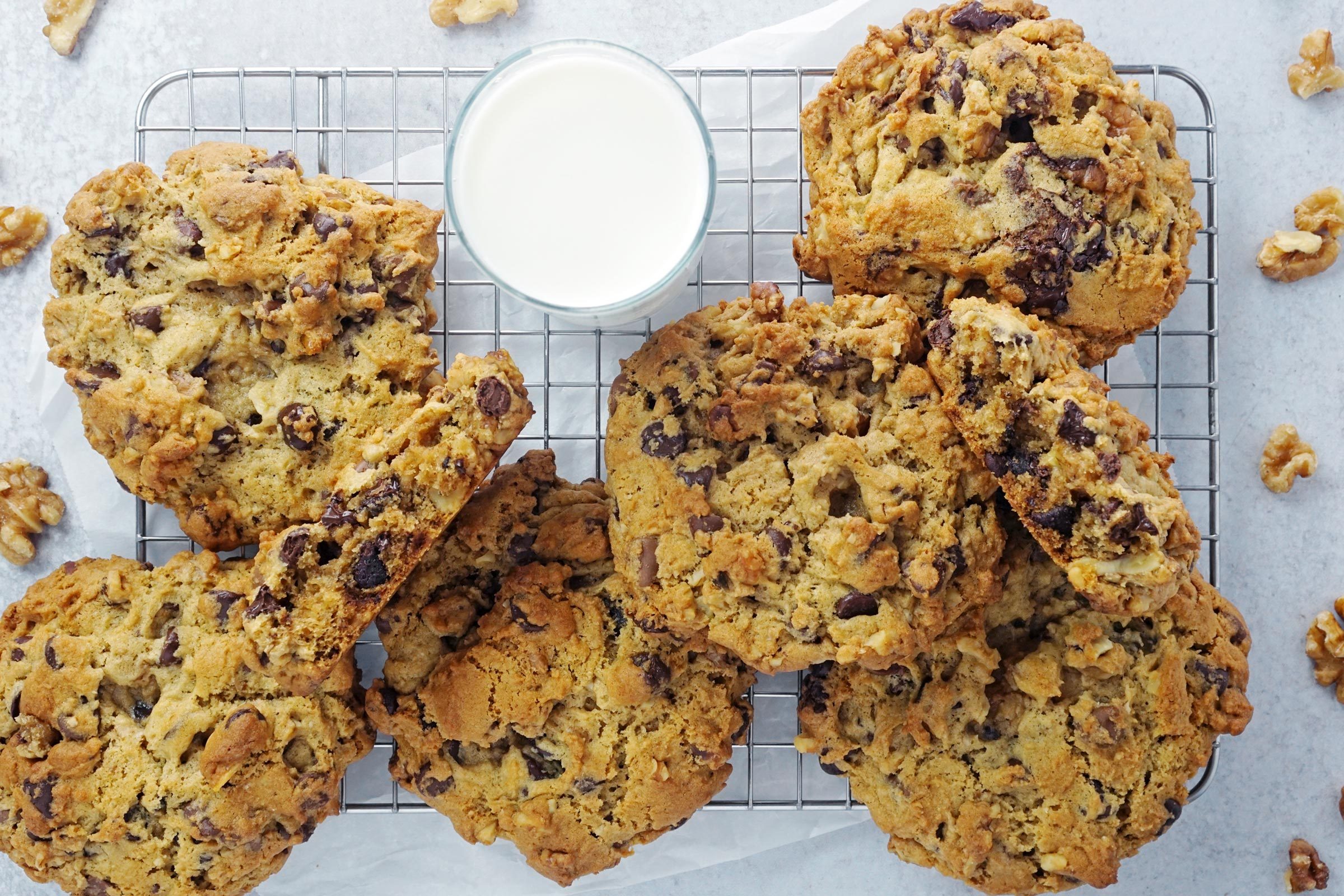 cookies on a cooling rack