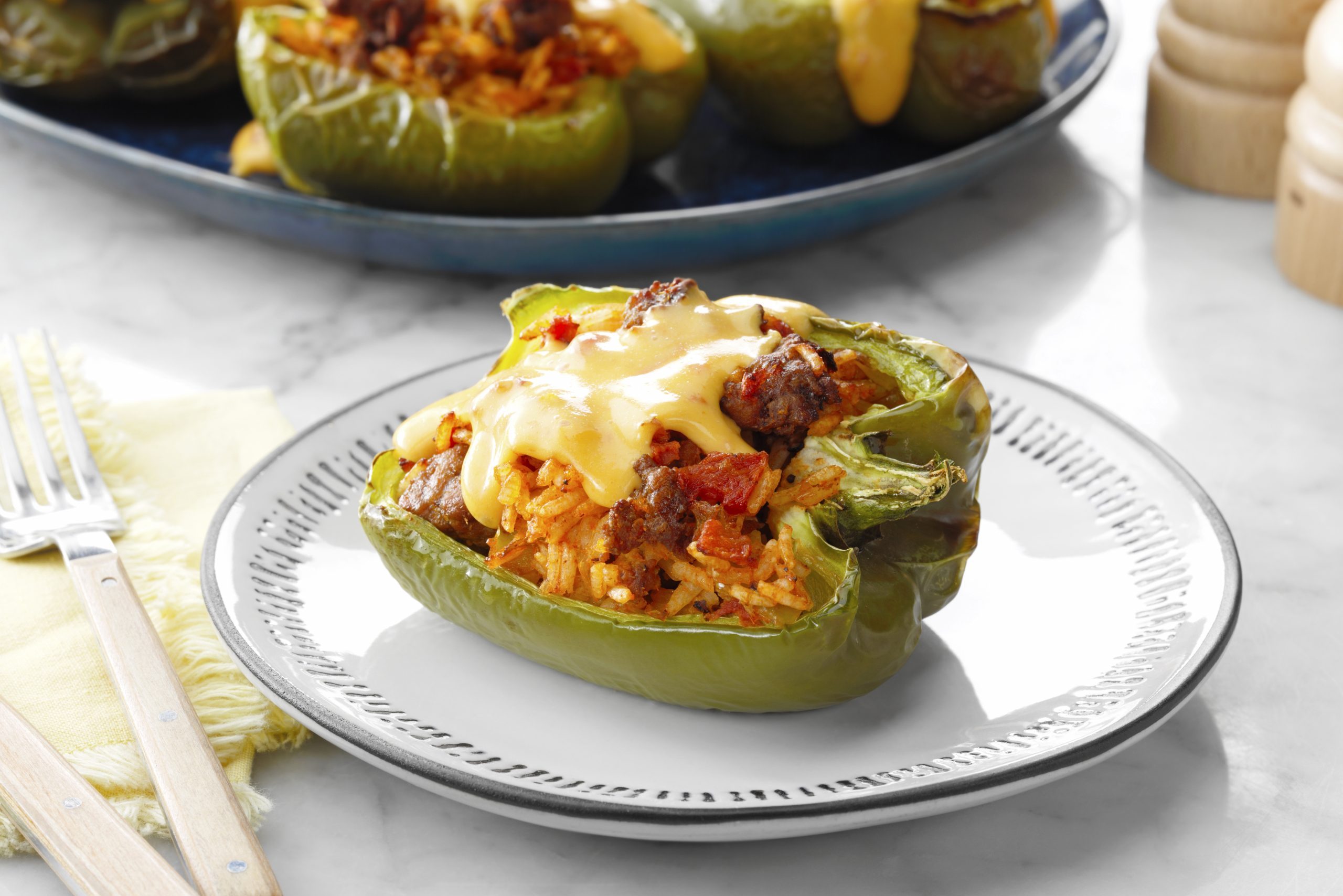 How to Make Air-Fryer Stuffed Peppers