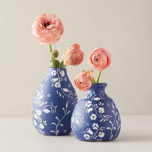 Floral Ceramic Bud Vase