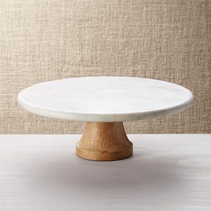 Wood Marble Pedestal