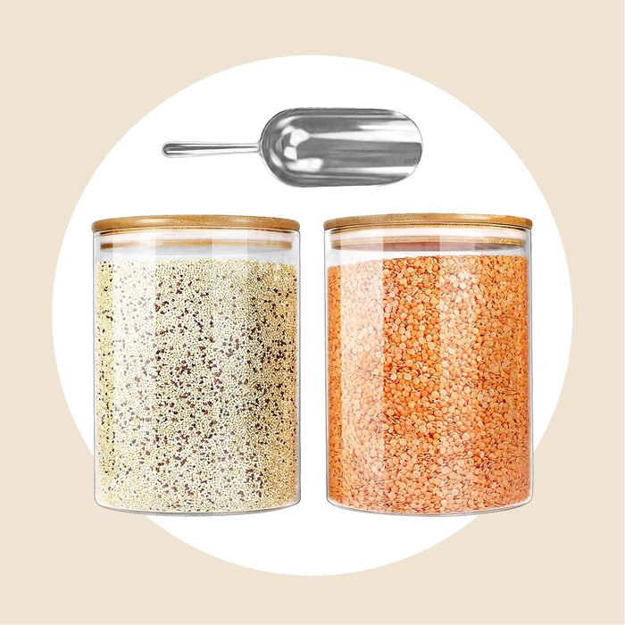 Glass Jars With Bamboo Lids Ecom Via Amazon