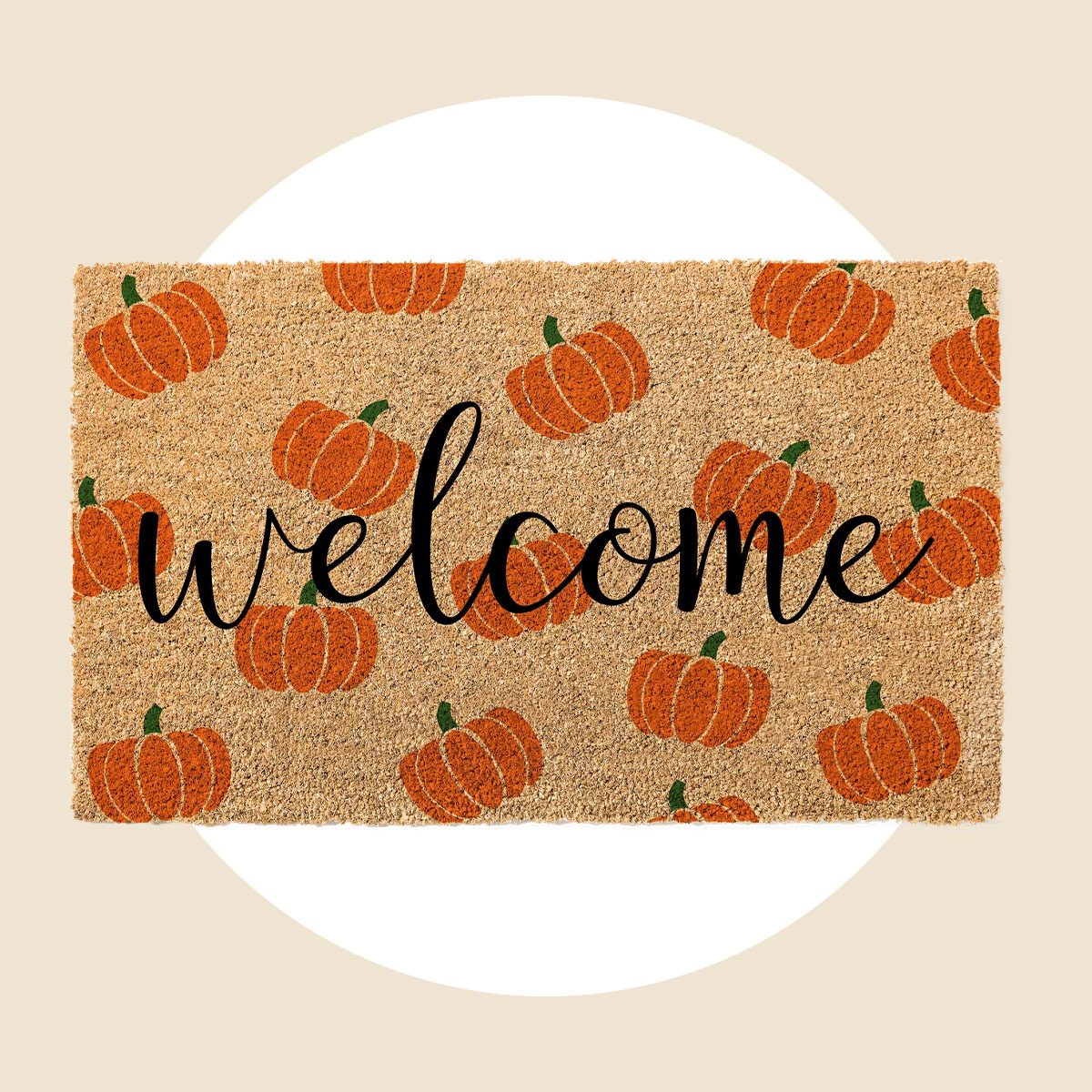 pumpkin door mat