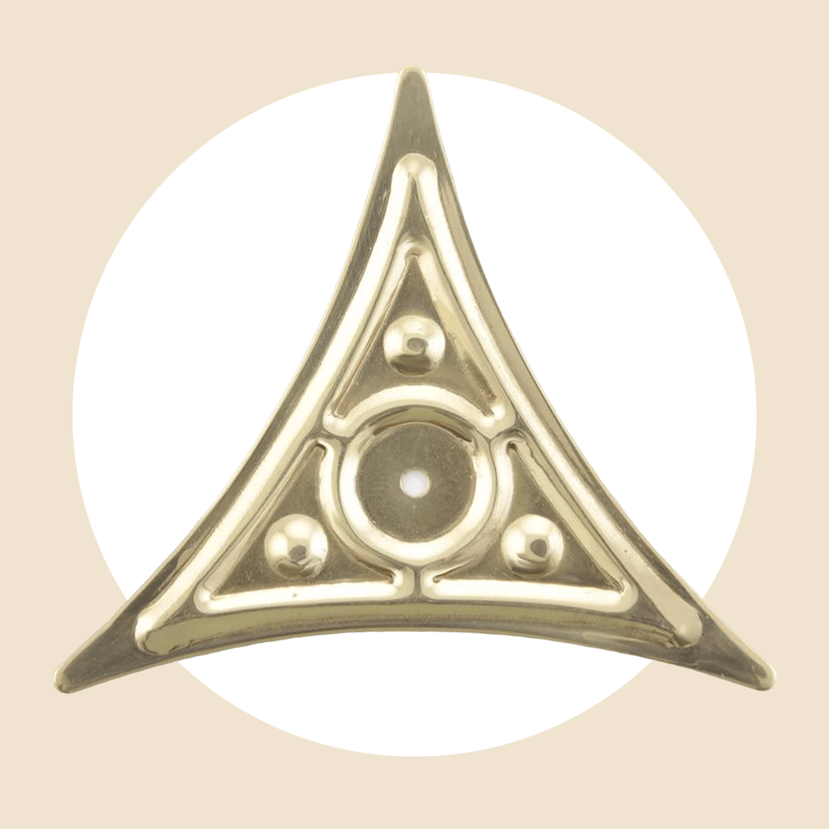 Decorative Brass Stair Dust Corner