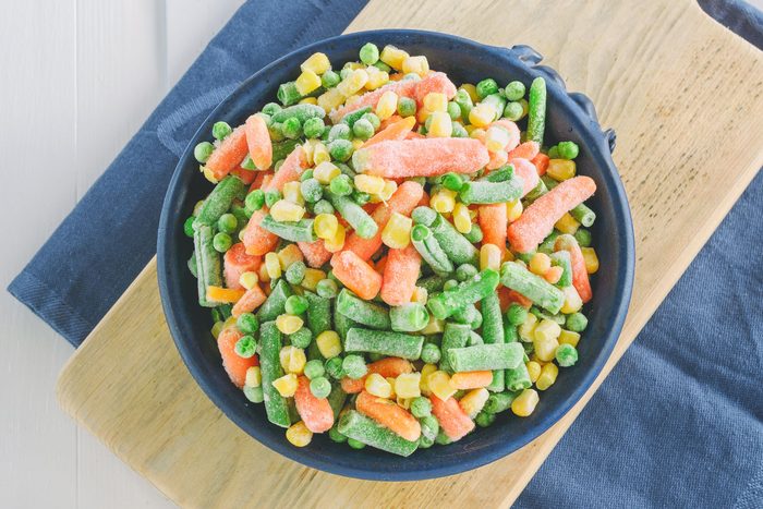 Frozen Vegetables In A Bowl
