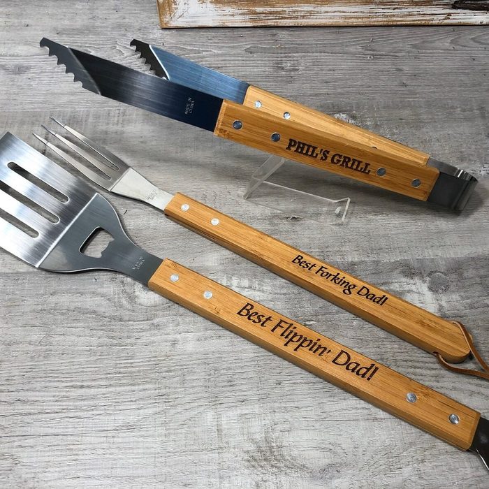 Personalized Bbq Spatula Tool Set Ecomm Via Etsy.com