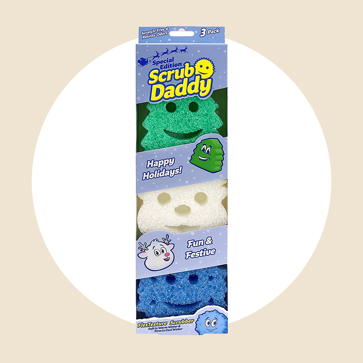 Scrub Daddy Winter Shapes Ecomm Via Amazon.com