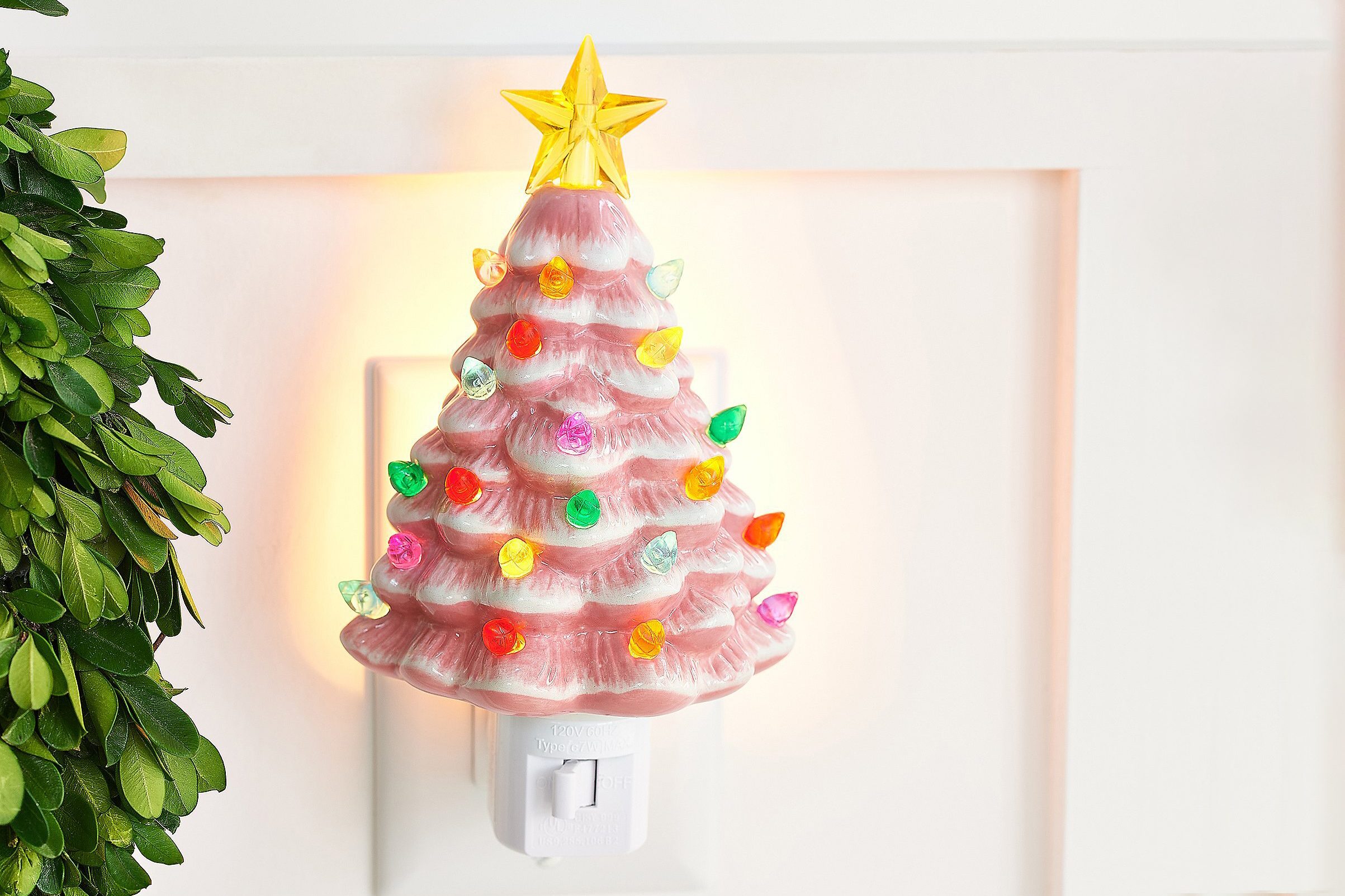 Deck the Halls with This Vintage-Inspired Ceramic Christmas Tree Night Light